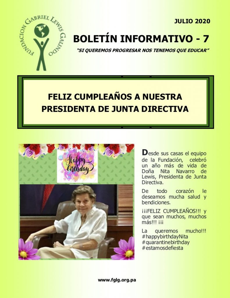 Boletín de Julio 2020