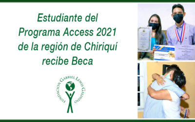 Estudiante del Programa Access 2021 de la región de Chiriquí recibe Beca