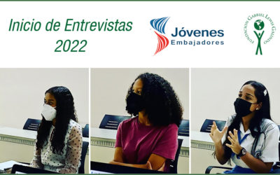 Inicio de Entrevistas del Programa Jóvenes Embajadores 2022