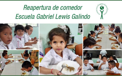 Reapertura de Comedor en la Escuela Gabriel Lewis Galindo