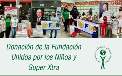 Donación de la Fundación Unidos por los Niños y Super Xtra