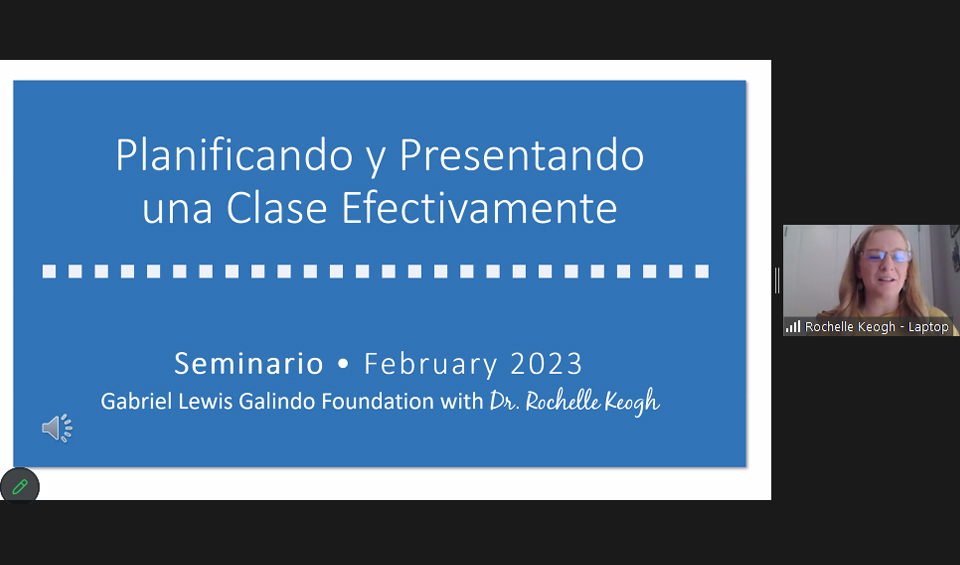 Seminario Planificando y Presentando una Clase Efectivamente 2023