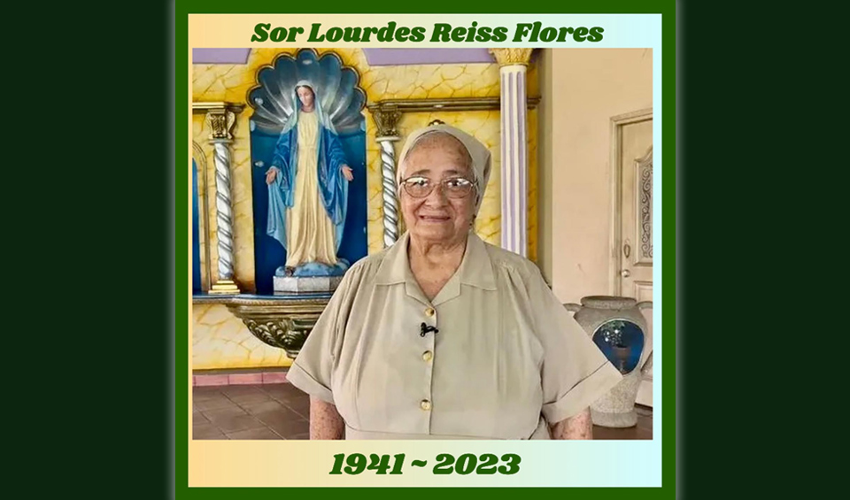 Hasta pronto Sor Lourdes Reiss