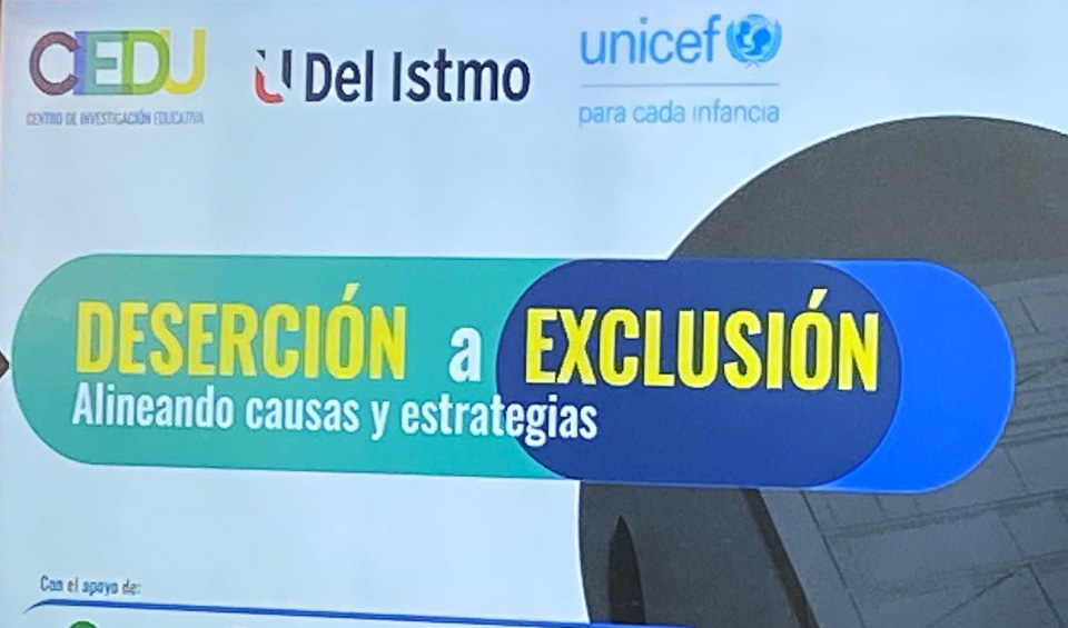 Evento Deserción a Exclusión organizado por CIEDU