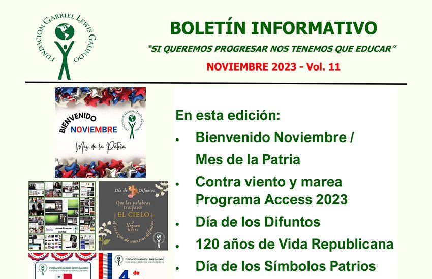 Boletín Informativo de Noviembre 2023