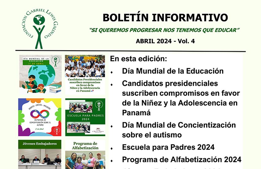 Boletín Informativo de Abril 2024