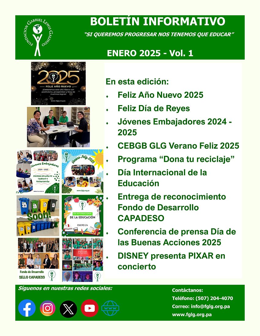 Boletín Informativo de Enero 2025