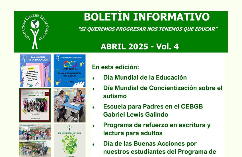 Boletín Informativo de Abril 2025
