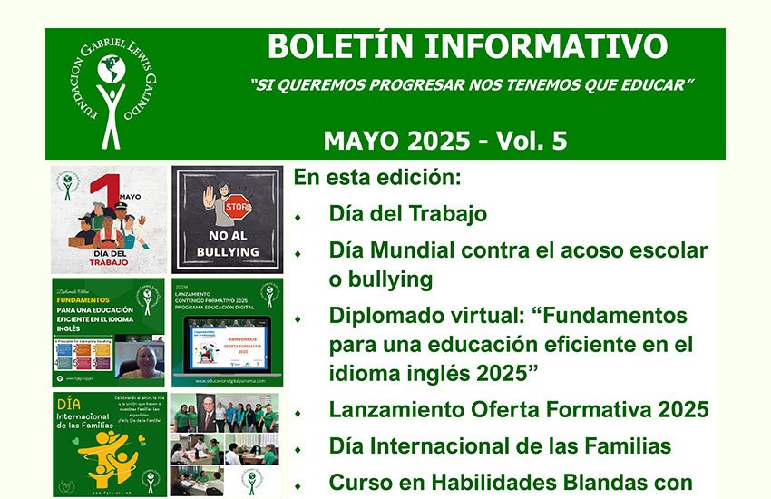 Boletín Informativo de Mayo 2025