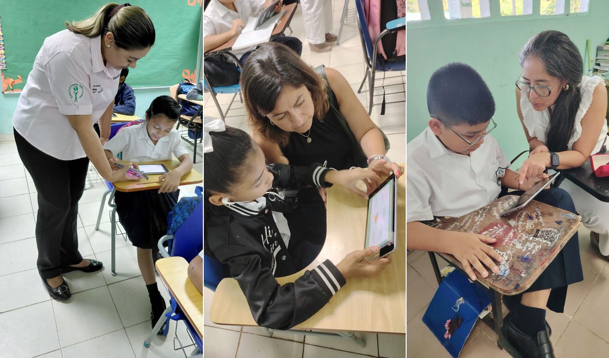 Programa Educación Digital, visita de las responsables de Centroamérica y LATAM