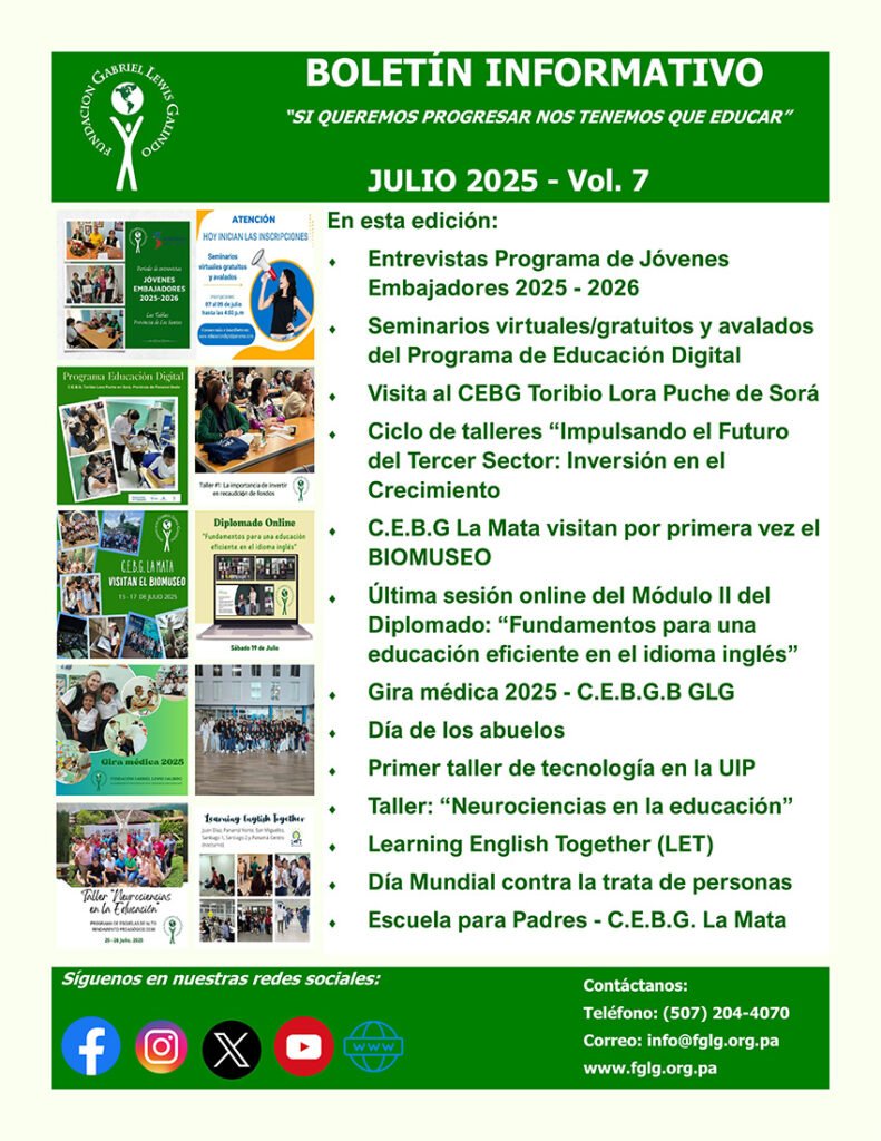 Boletín Informativo de Julio 2025