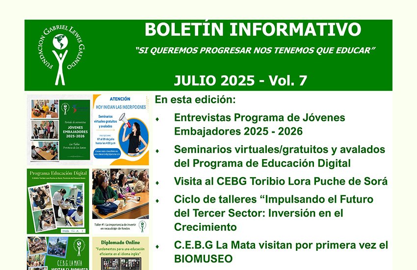 Boletín Informativo de Julio 2025
