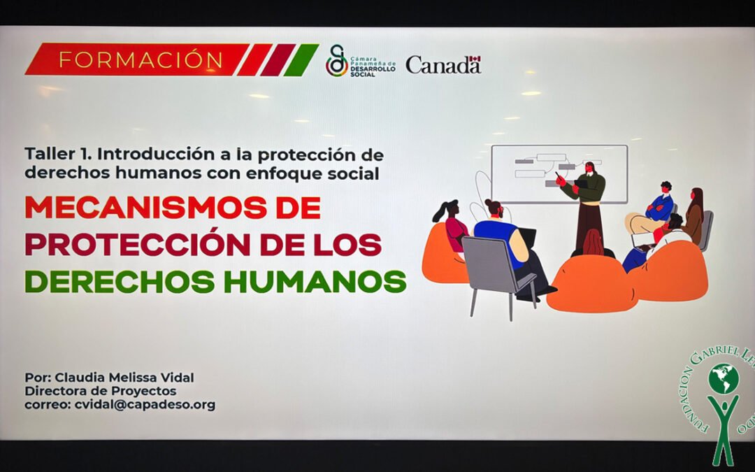 Programa de Formaciones sobre Mecanismos de Protección de los Derechos Humanos (DDHH) en Panamá