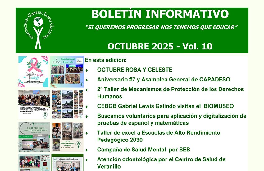 Boletín Informativo de Octubre 2025