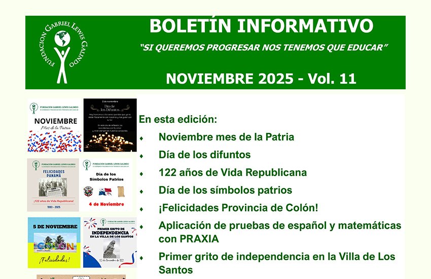 Boletín Informativo de Noviembre 2025