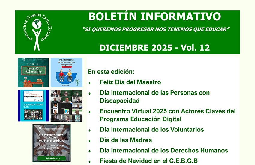 Boletín Informativo de Diciembre 2025