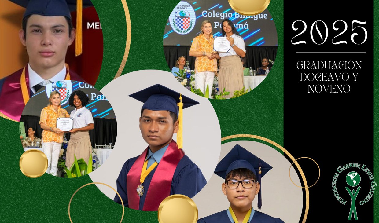 Estudiantes del Programa de Becas José Guillermo Lewis reciben diplomas