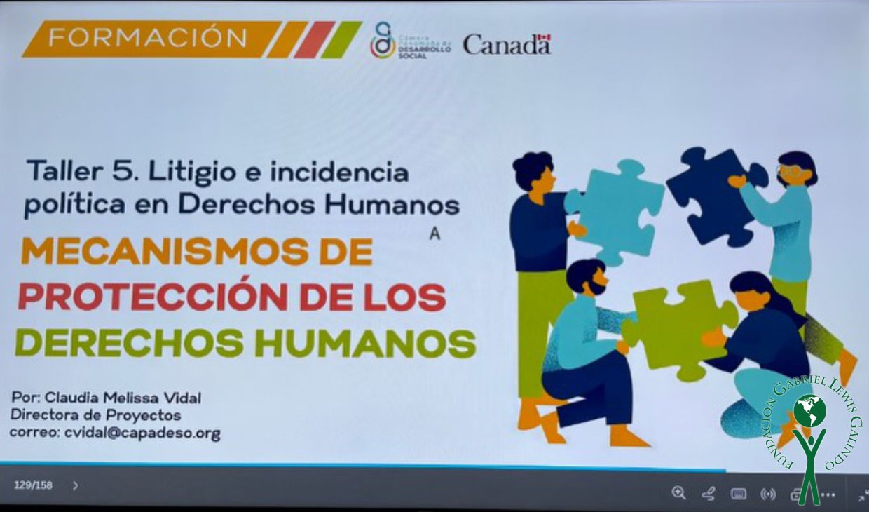 Ultimo Taller del Programa de Formacion en Derechos Humanos