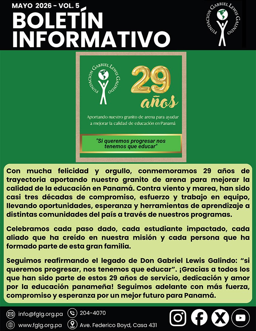 Boletín Informativo de Mayo 2026 Boletín Informativo de Mayo 2026