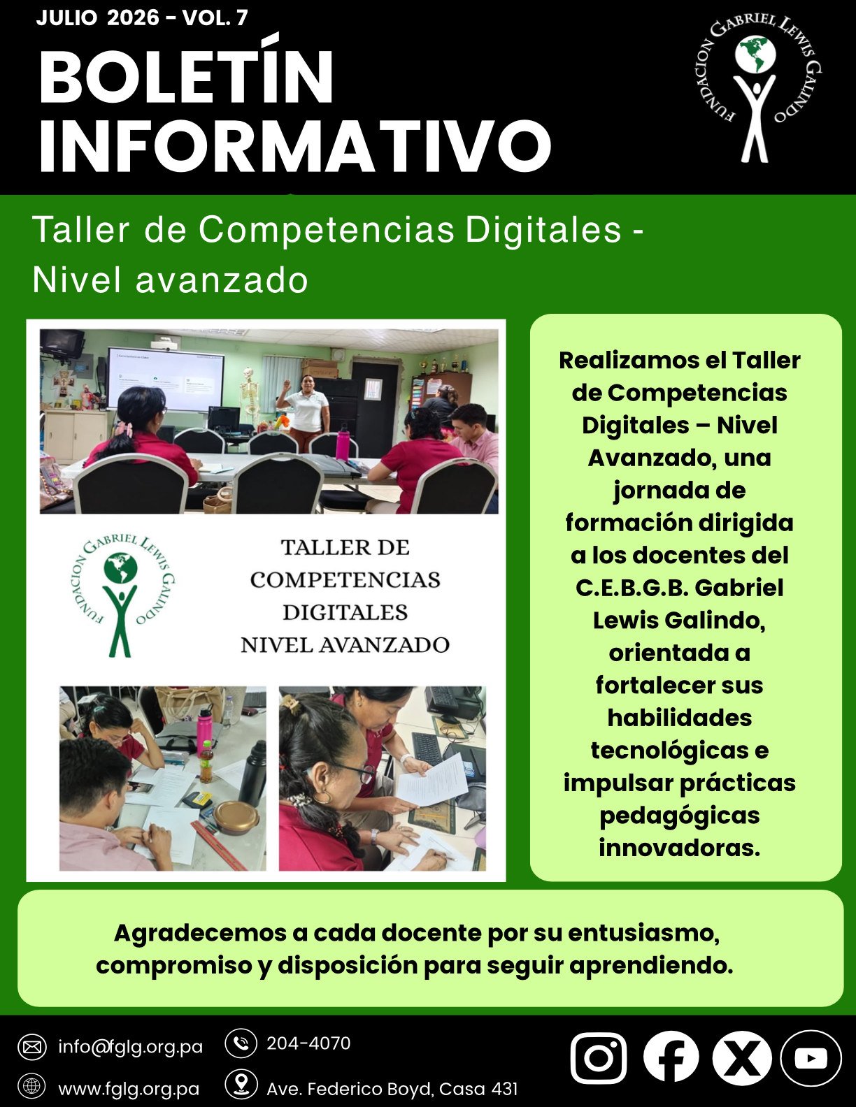 Boletín Informativo de Julio 2026 Boletín Informativo de Julio 2026
