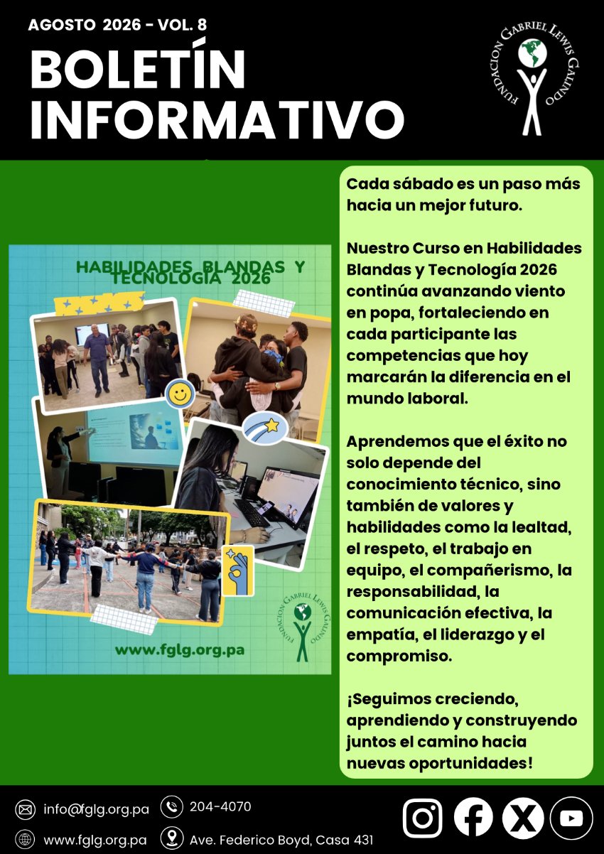 Boletín Informativo de Agosto 2026 Boletín Informativo de Agosto 2026